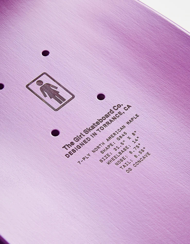 Girl Geering Blammo G045 Skateboard Deck - 8.25"