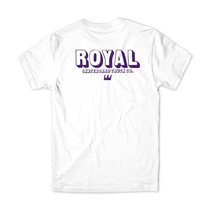 ROYAL TRUCKS INDUSTRIAL POCKET TEE - WHITE