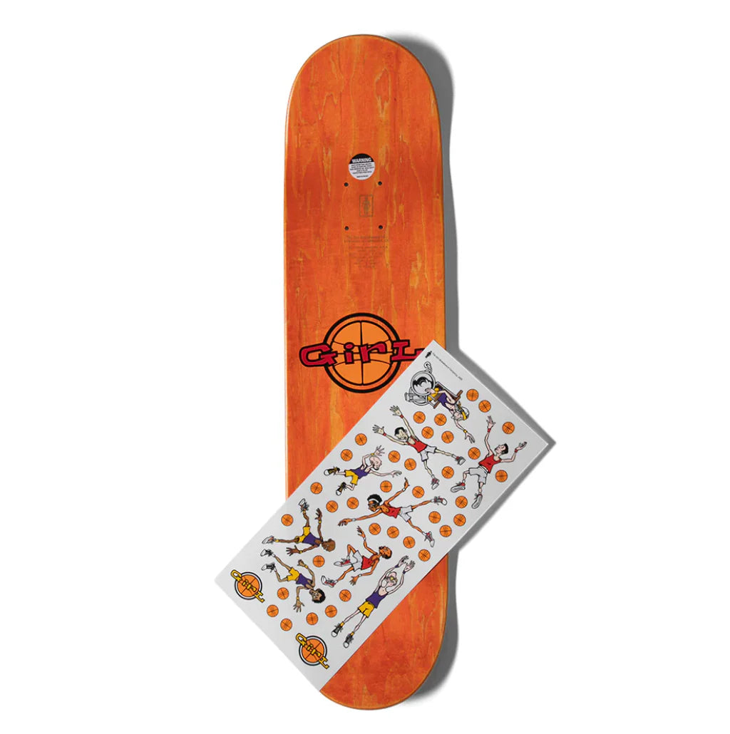 Girl Skateboard Deck Full Court Rick Howard Twin 8.25"