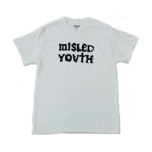 Zero Misled Youth T-Shirt - White/Black