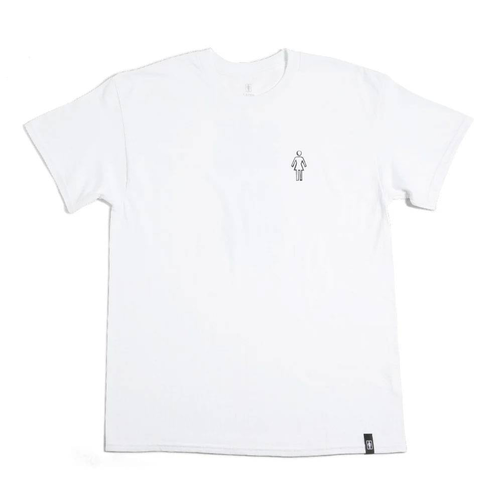 Girl Skateboards Sketch Book Skate T-Shirt - White