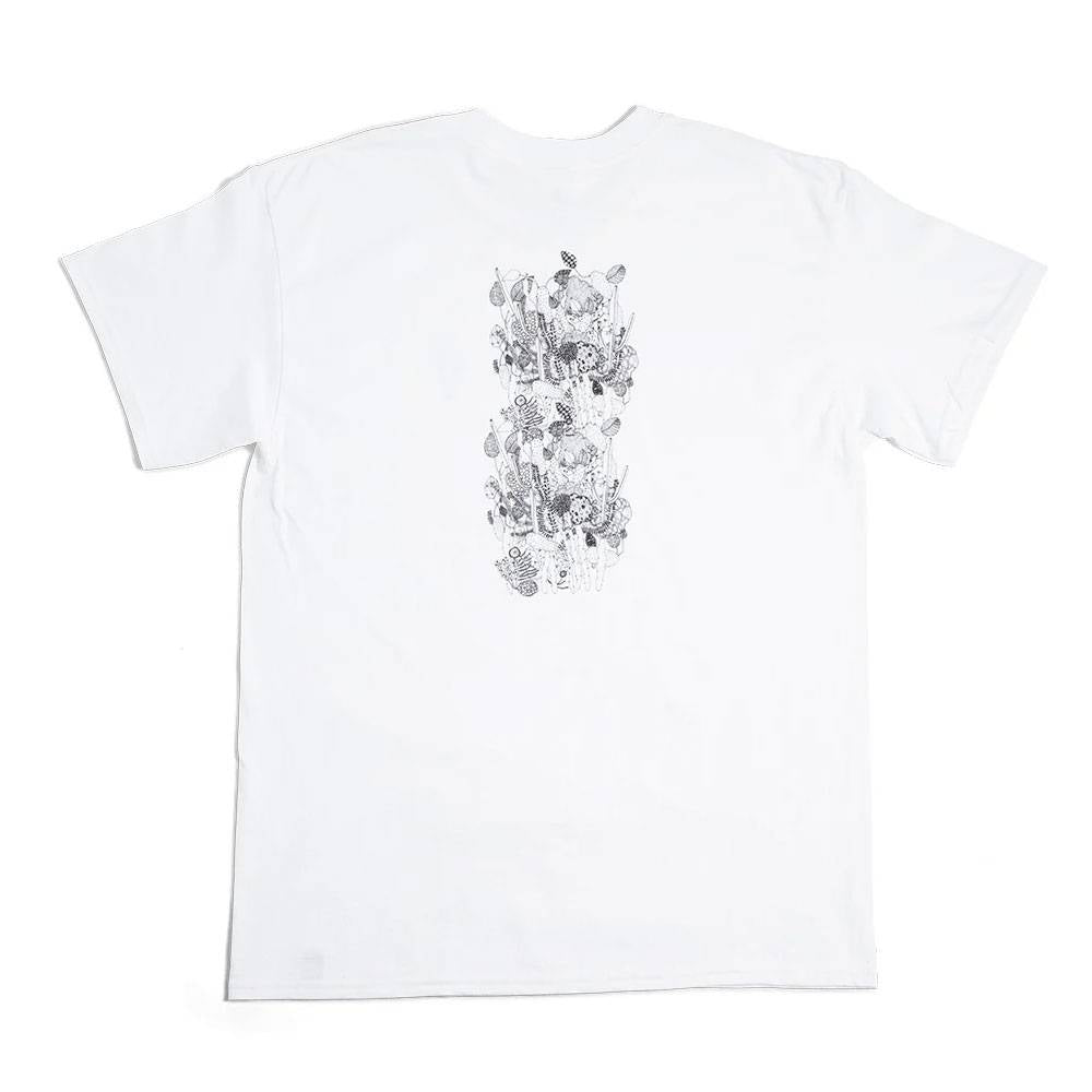 Girl Skateboards Sketch Book Skate T-Shirt - White