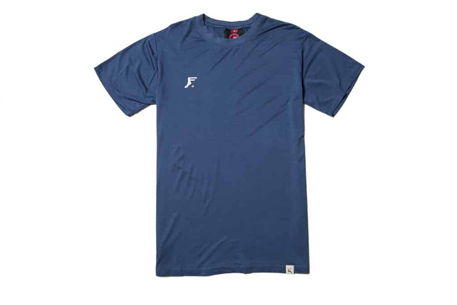 FOOTPRINT BAMBOO FP LOGO TEE BLUE