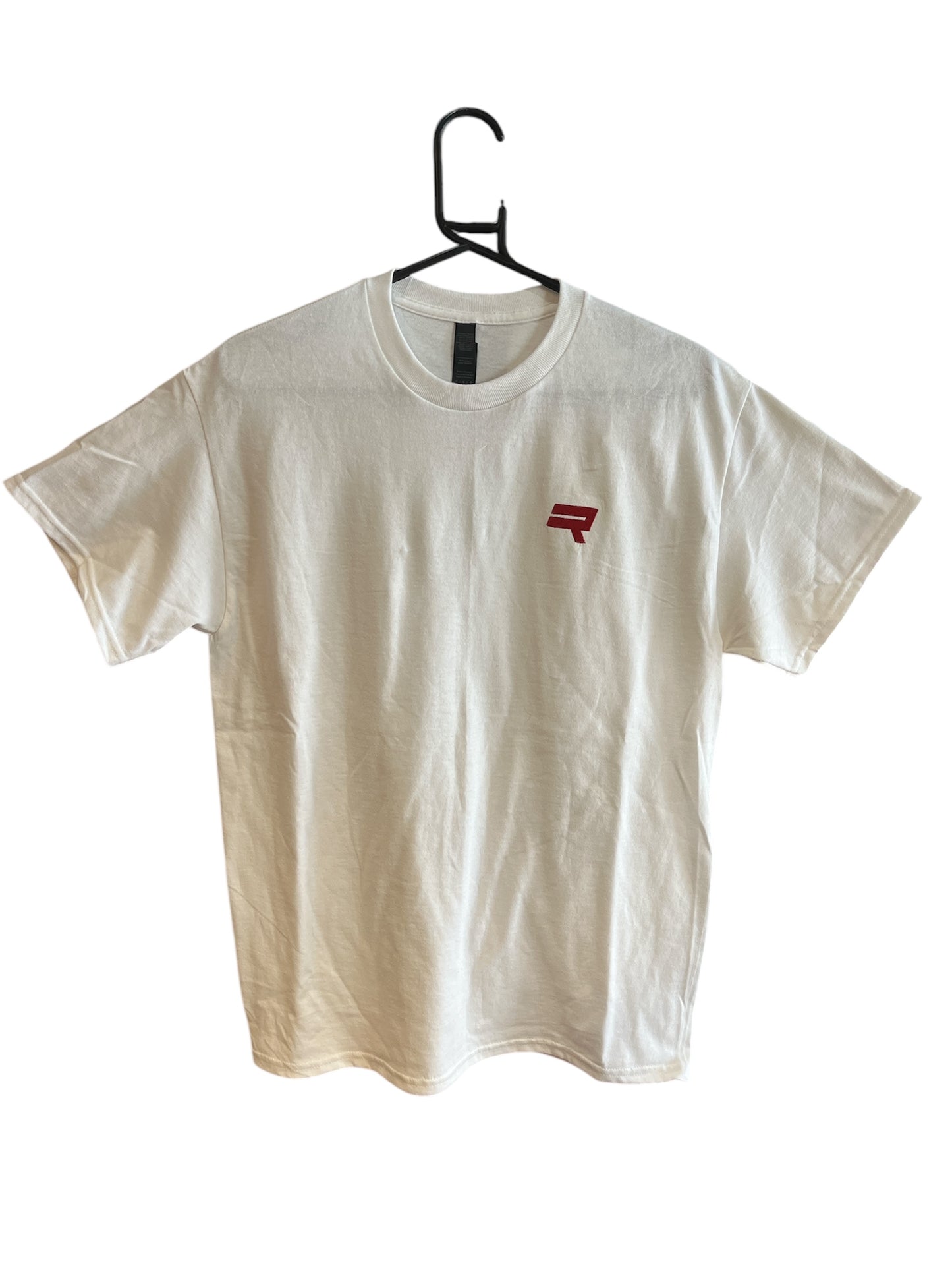 Red One Puffed Embroidered T-Shirt
