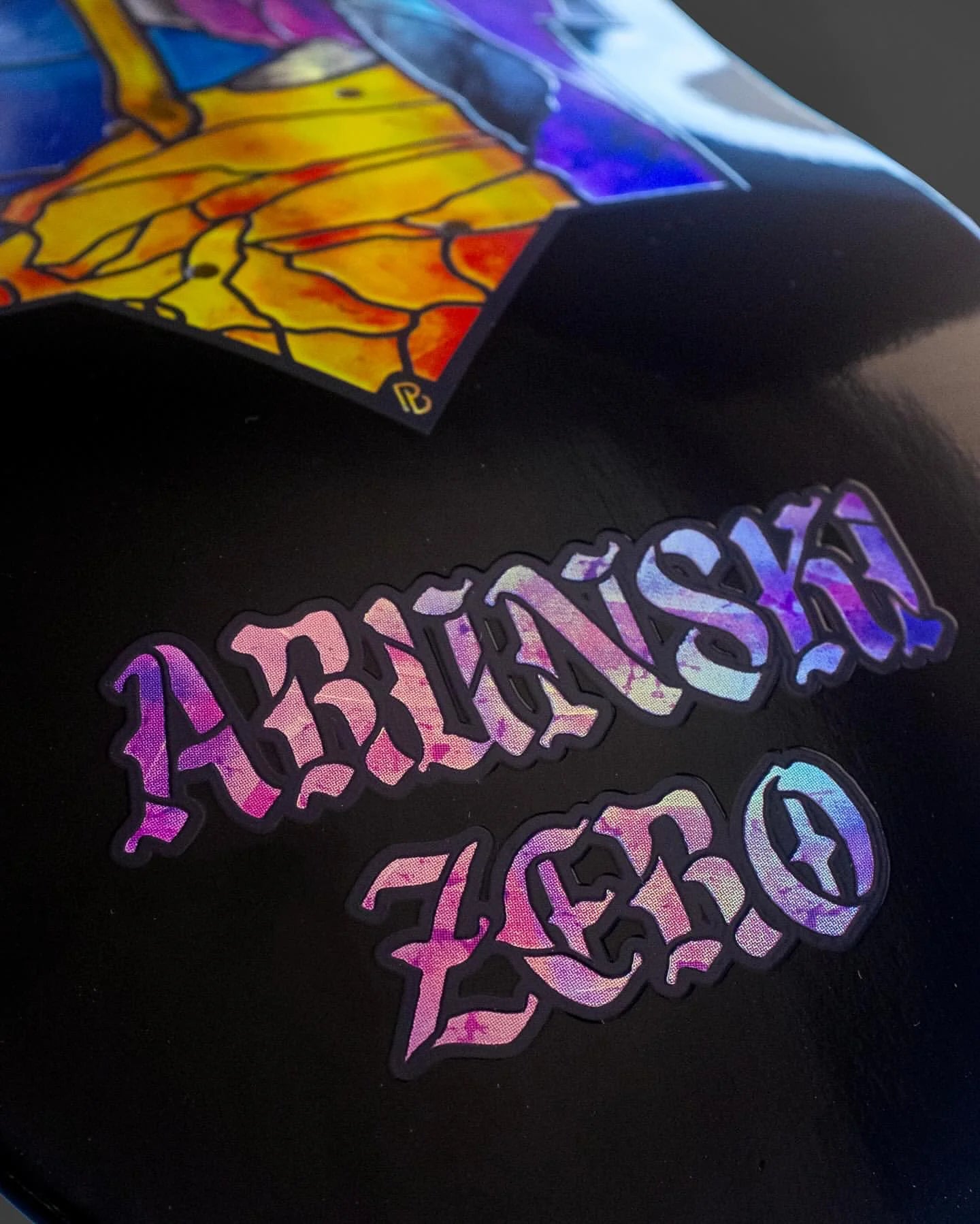 Zero Skateboard Deck Stained Glass Adam Arunski 8.5"