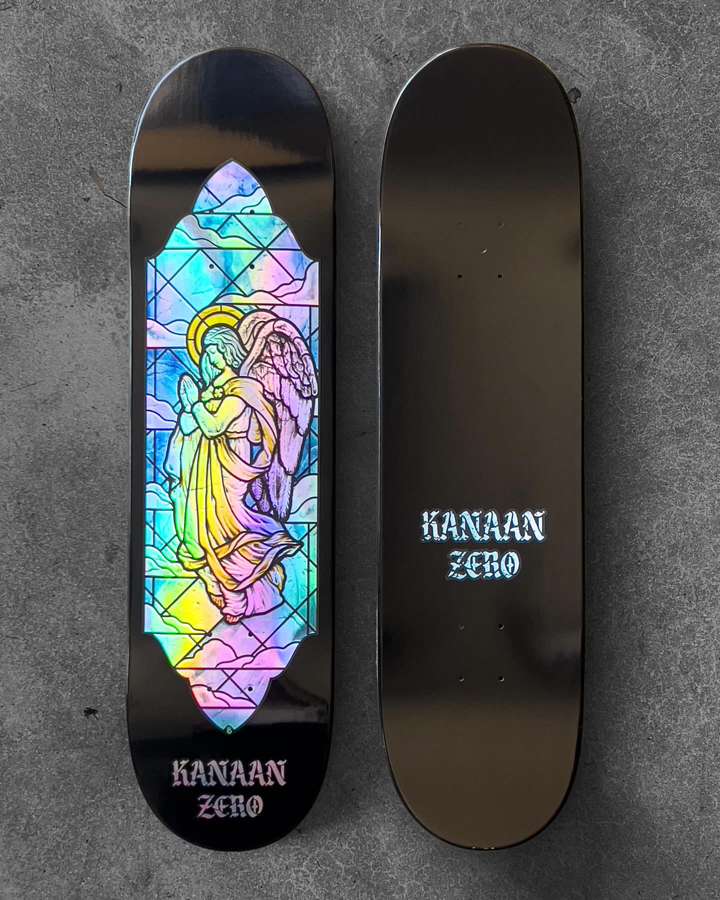 Zero Skateboard Deck Stained Glass Kanaan Dern 8.375"