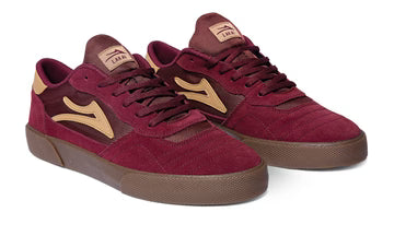 Lakai Cambridge Skate Shoes - Burgundy
