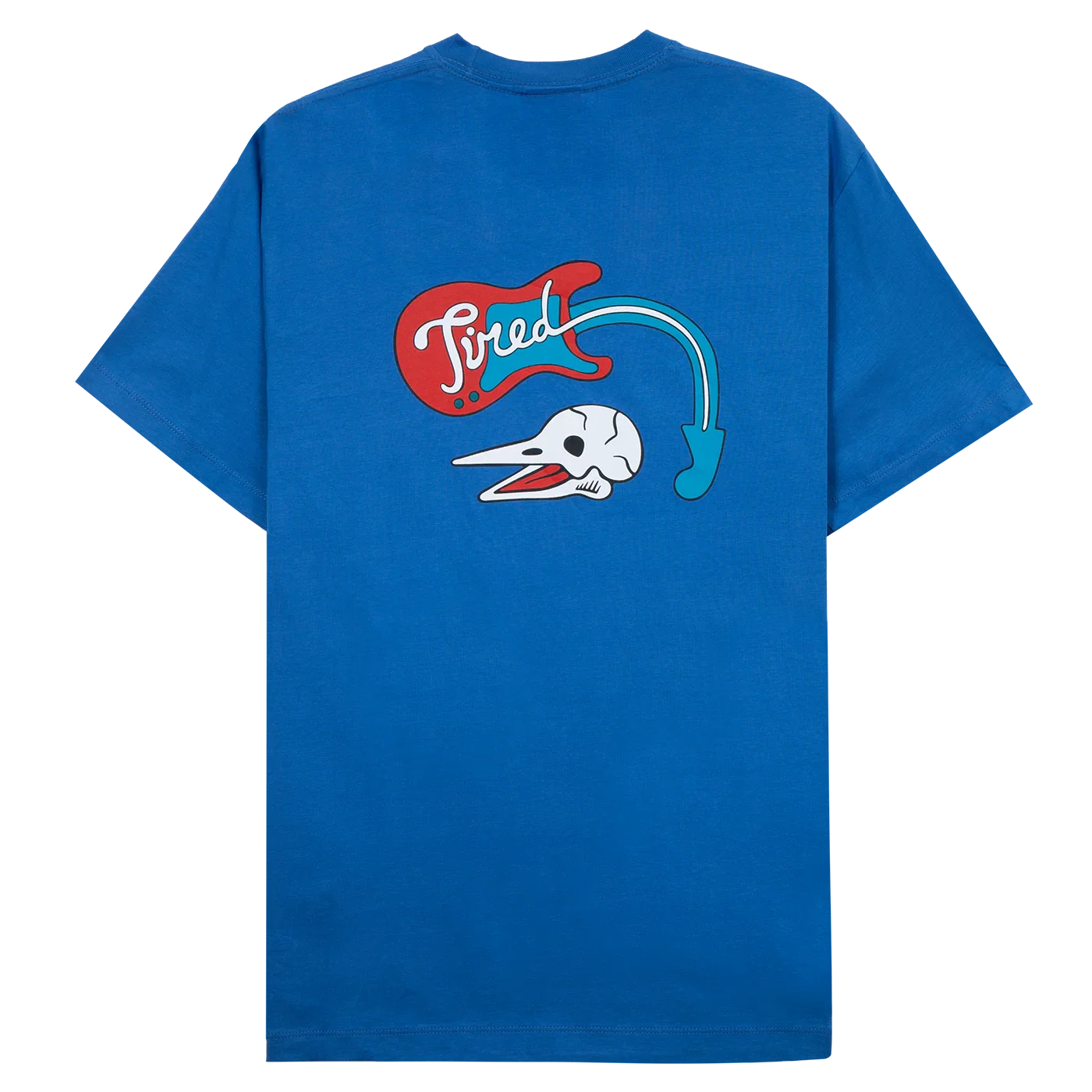 Tired Music Tee Blue