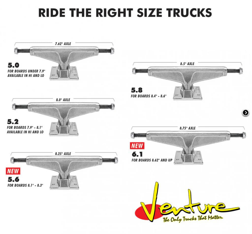 Venture Team V8 Pair (Polished) - 5.8