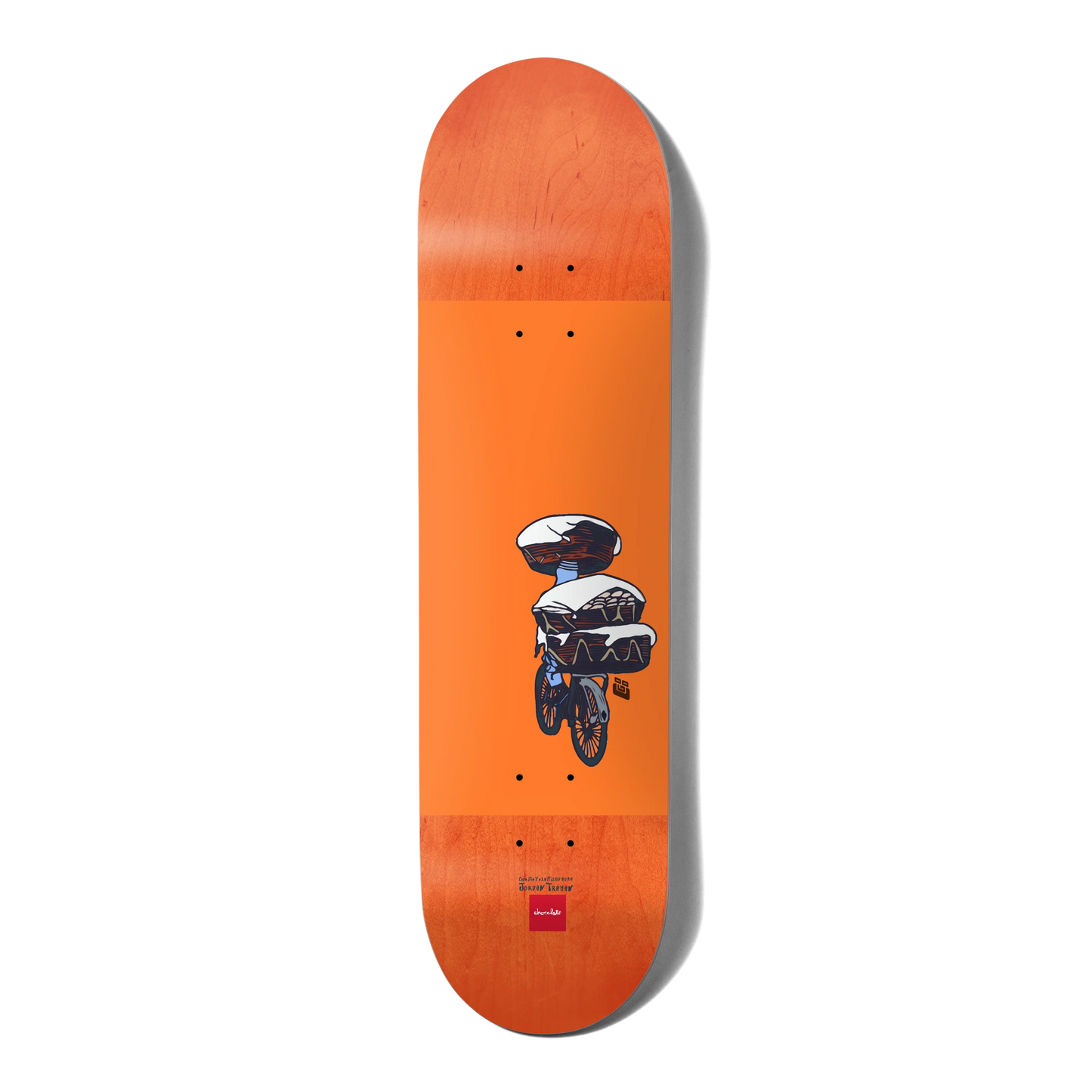 Chocolate Skateboard Deck Cada Dia Jordan Trahan 8.25"