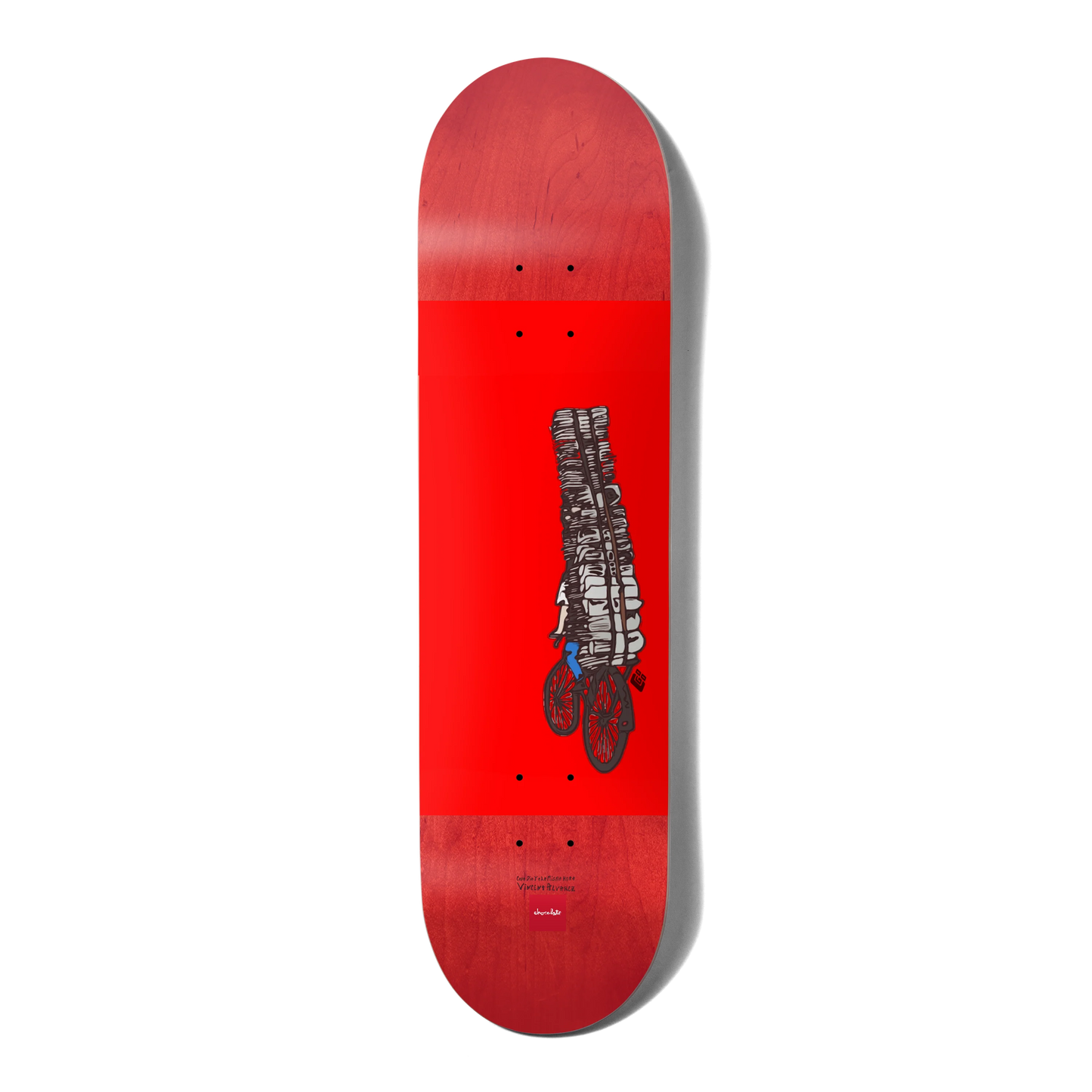 Chocolate Skateboard Deck Cada Dia Vincent Alvarez 8.5"