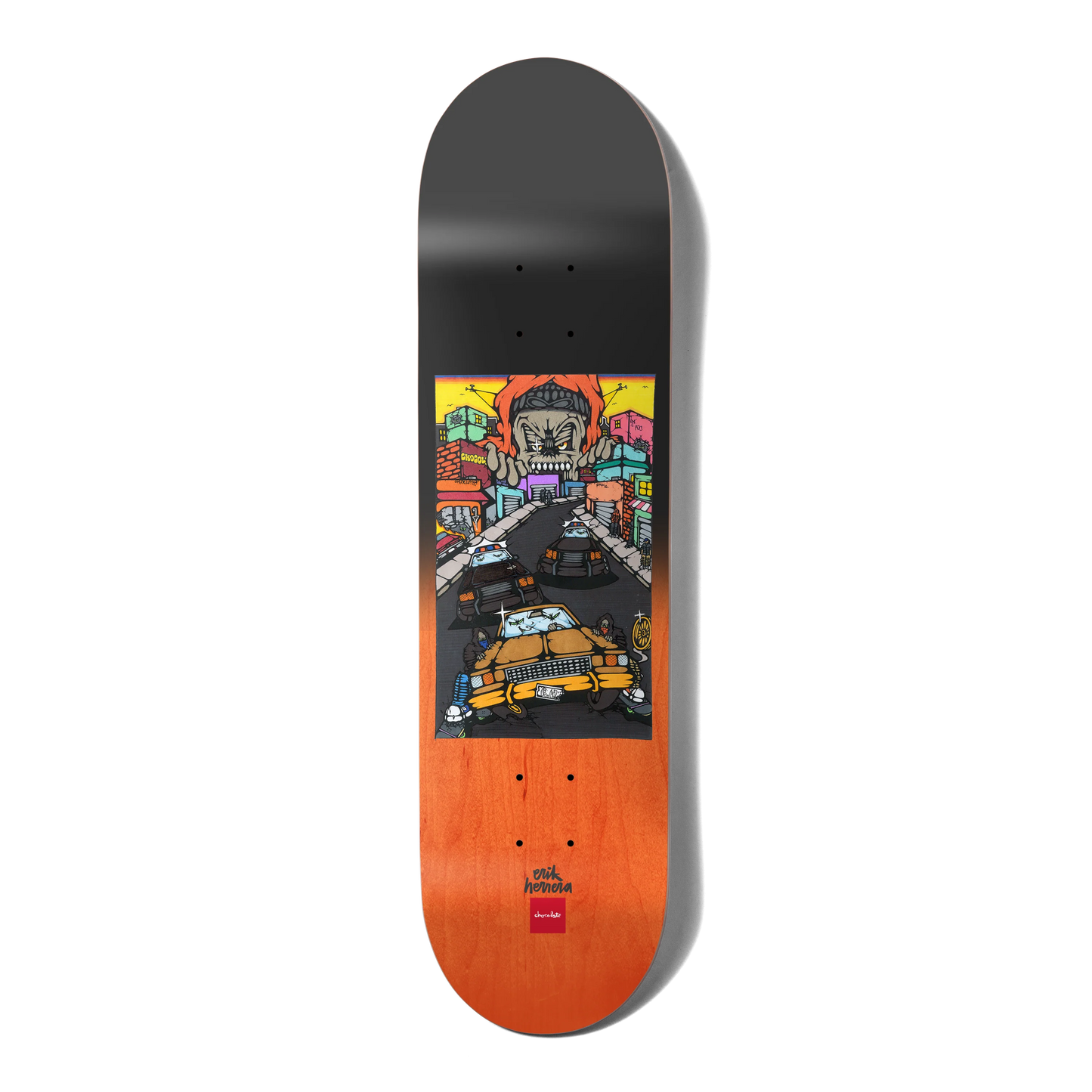 Chocolate Skateboard Deck Fiendin Erik Herrera Twin 8"