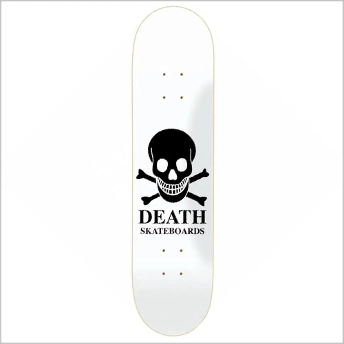Death Skateboards Deck OG Skull White 8.5