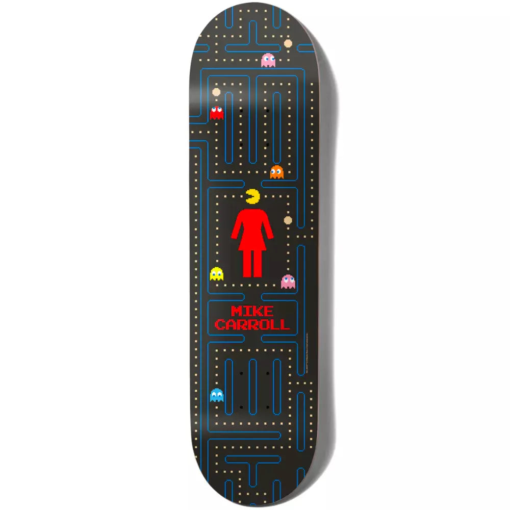 Girl Pac-Man Mike Carroll Special Edition Skateboard Deck | 8.375"