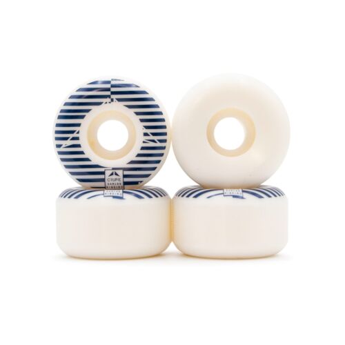 Crupie Grill Carlos Ribero skateboard navy blue striped wheels 53mm 101a
