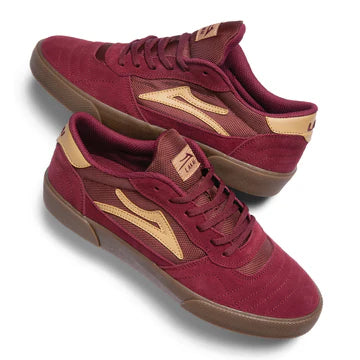 Lakai Cambridge Skate Shoes - Burgundy