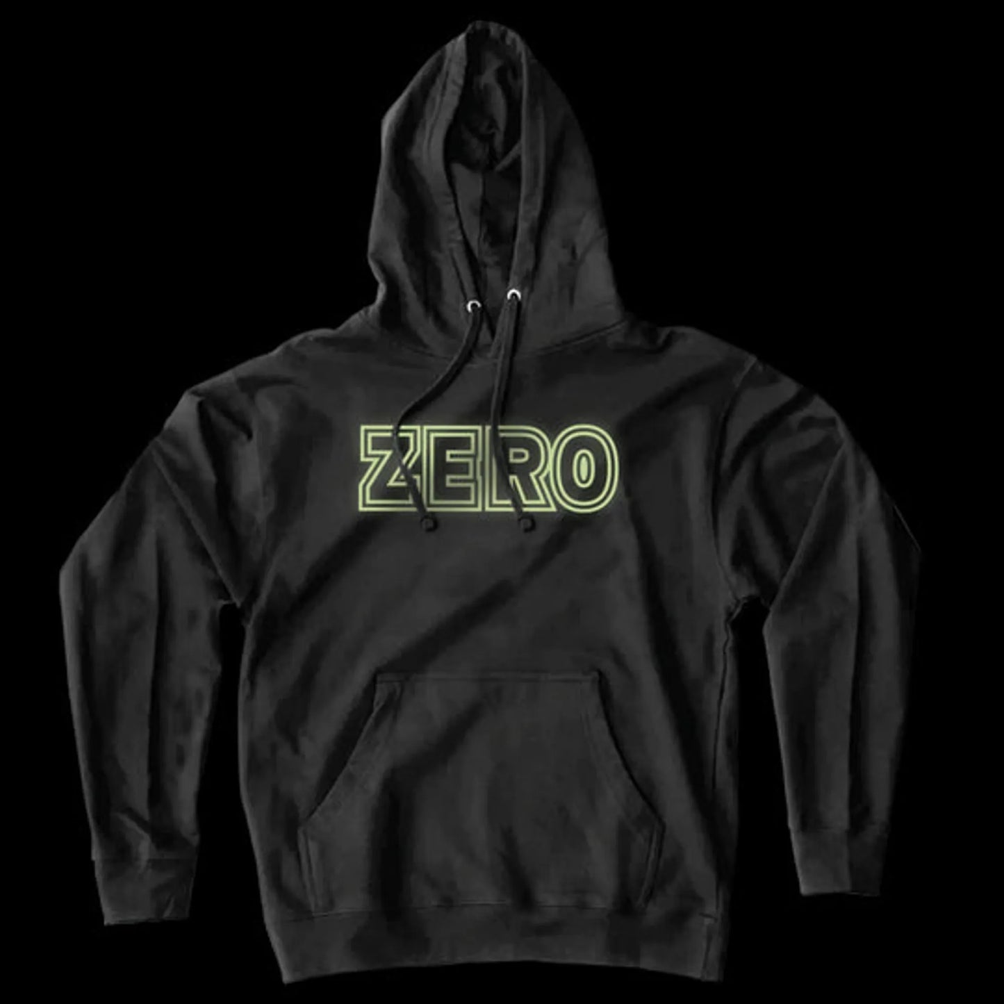 Zero Bold Glow In The Dark Logo Hoodie Black