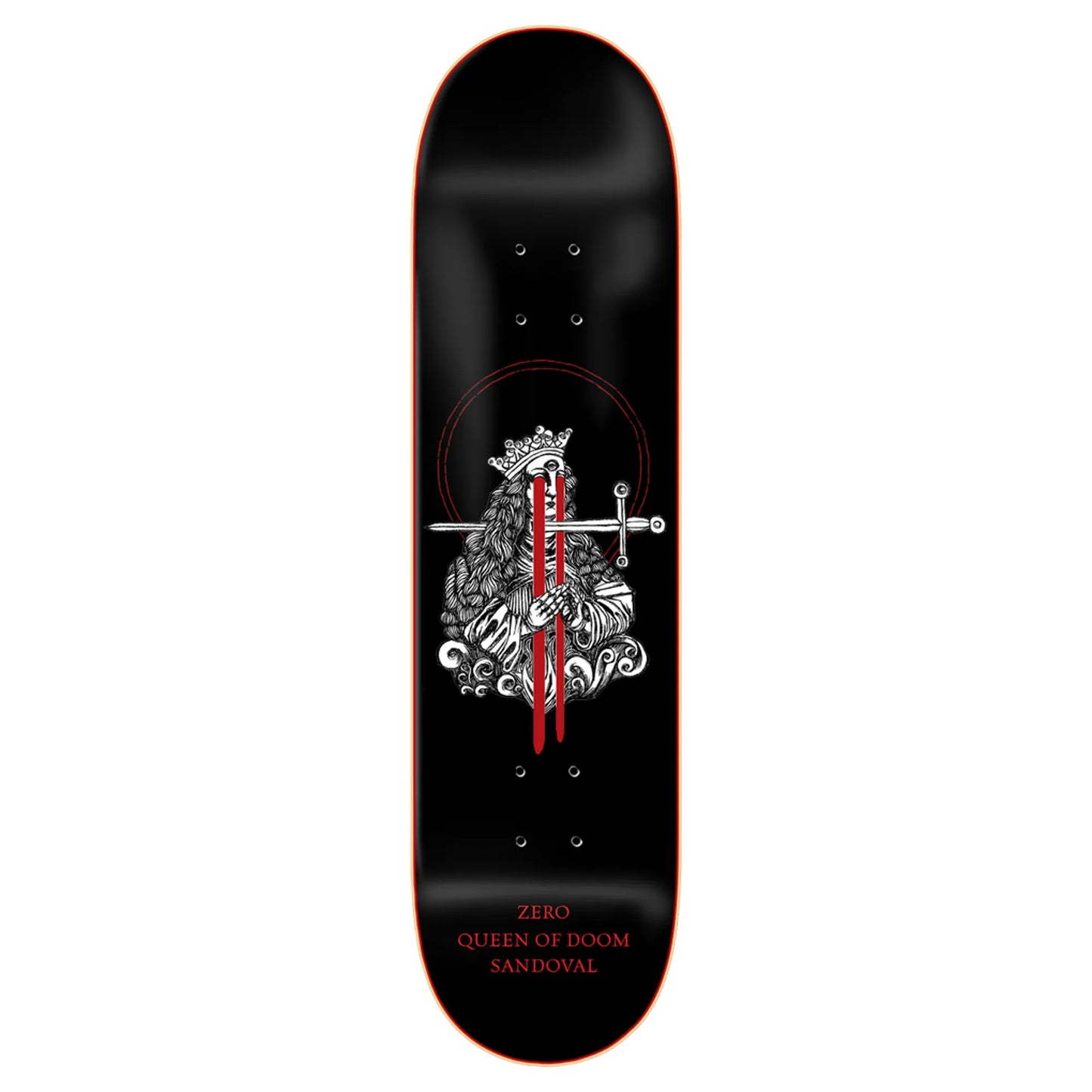 Zero Skateboard Deck Micah Ulrich Queen of Doom Tommy Sandoval 8.375