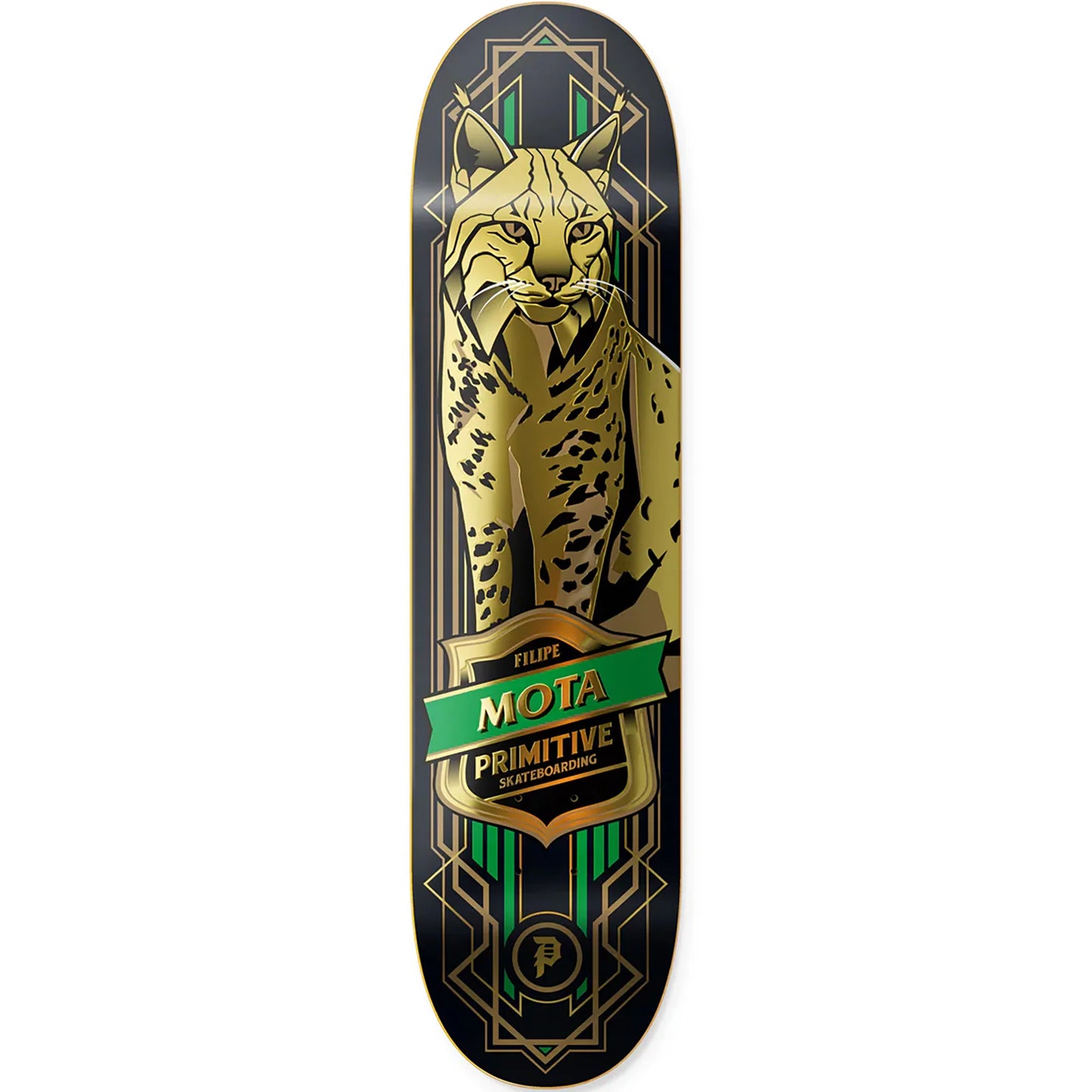 PRIMITIVE FILIPE MOTA PRO LYNX SKATEBOARD DECK 8.25"