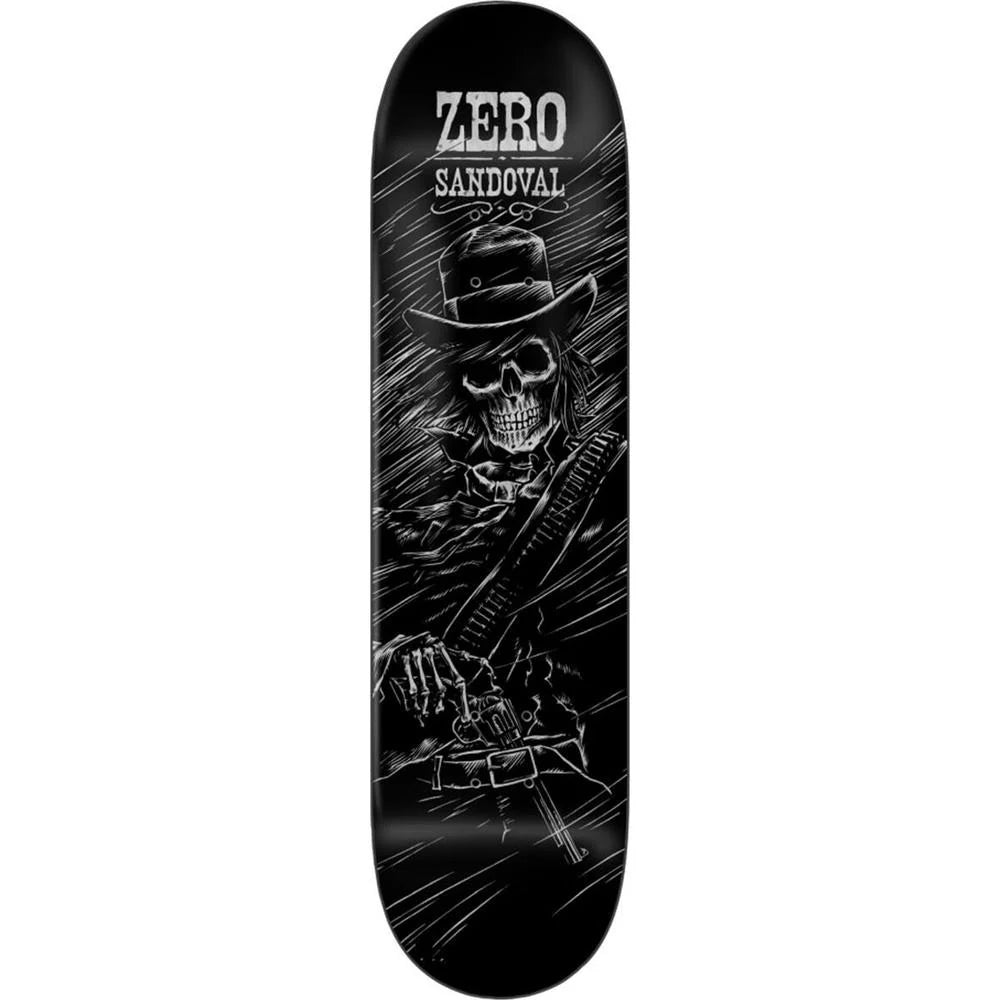 Zero Sandoval Gunslinger 30 Year Skateboard Deck 8.5"