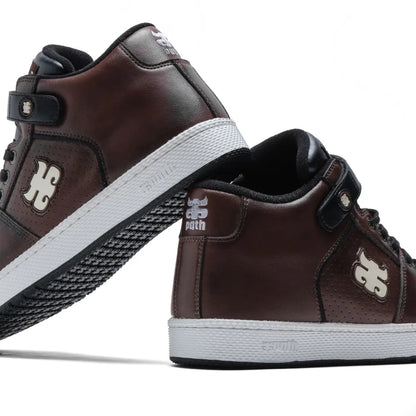 IPATH Grasshopper High-Top Skate Shoes – Brown