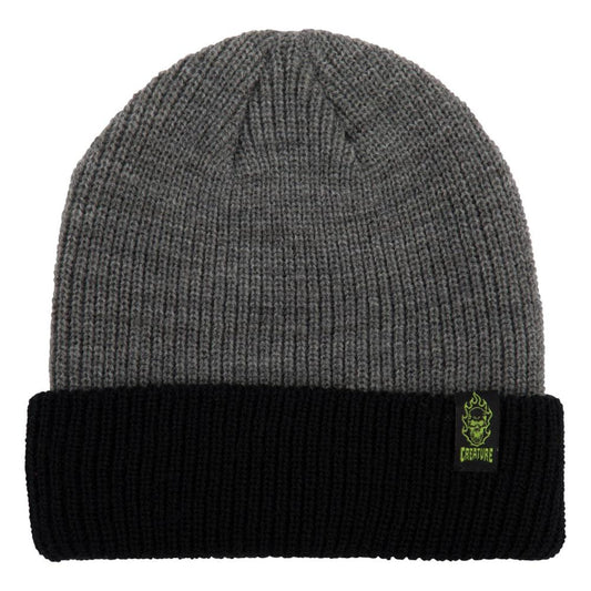 Creature Shoreman Beanie Bonehead Label - Grey