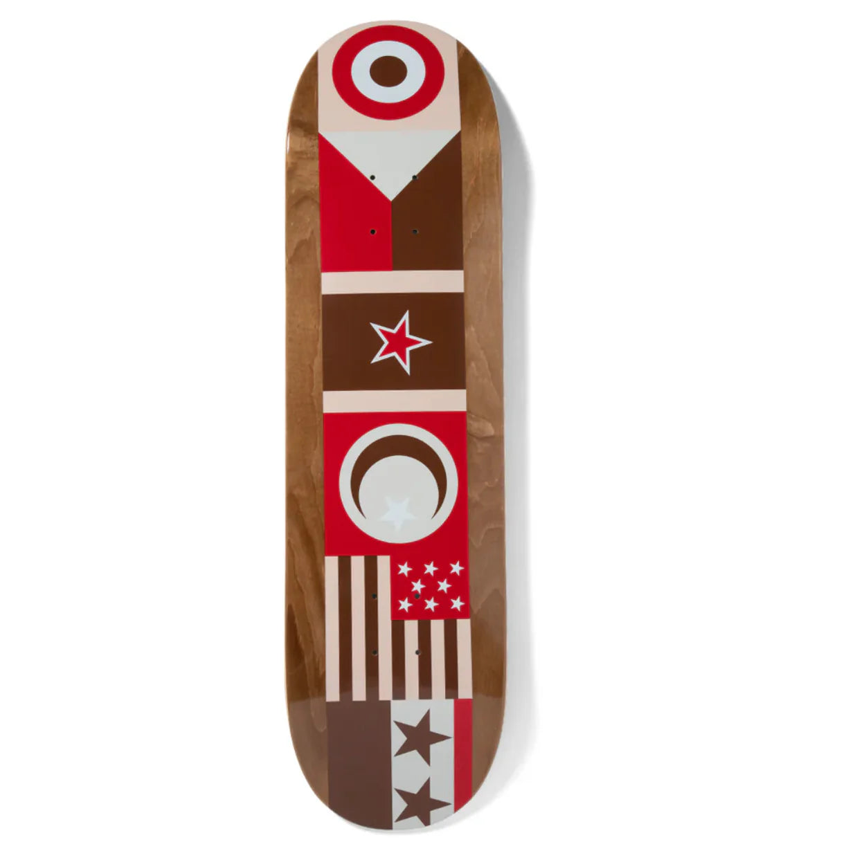 Chocolate Skateboard Deck Flyin' the Chocolate Flags Jordan Trahan Twin Tip 8.5"