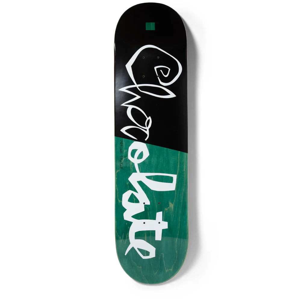 Chocolate Skateboard Deck Then Now Jordan Trahan 8.25"