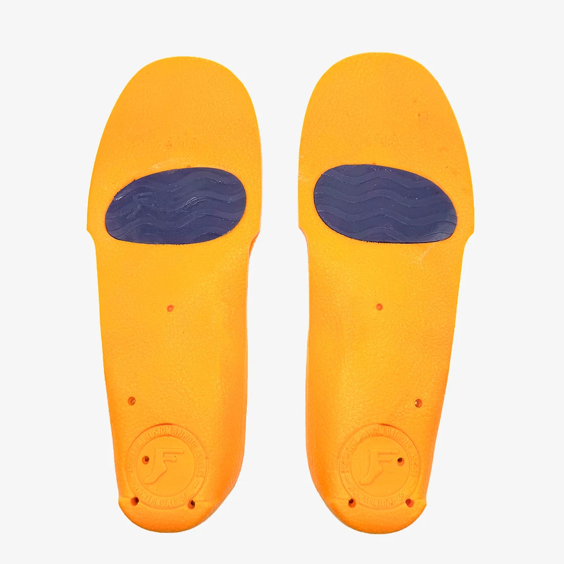 FOOTPRINT GAMECHANGER PRO CUSTOM ORTHOTIC QUANTUM HEEL INFINITY FOAM INSOLES MID CLASSIC ORANGE