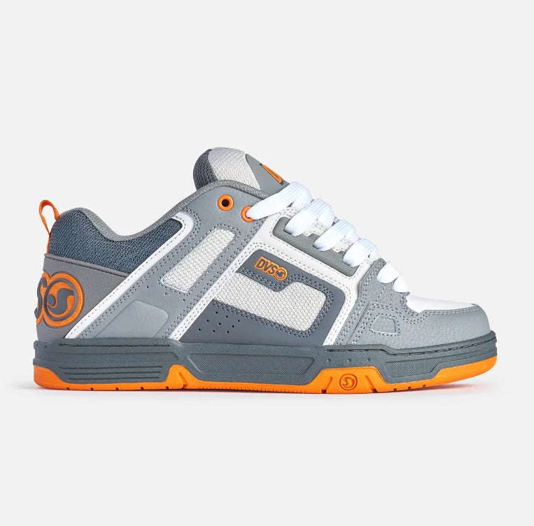 DVS Comanche Skate Shoes Charcoal Grey Orange