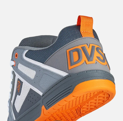 DVS Comanche Skate Shoes Charcoal Grey Orange