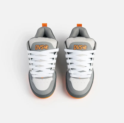 DVS Comanche Skate Shoes Charcoal Grey Orange