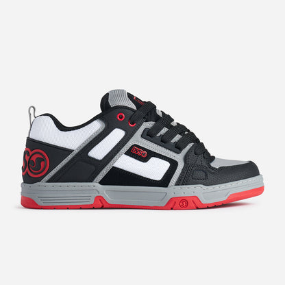 DVS Comanche Skate Shoes - Black/White/Charcoal/Red