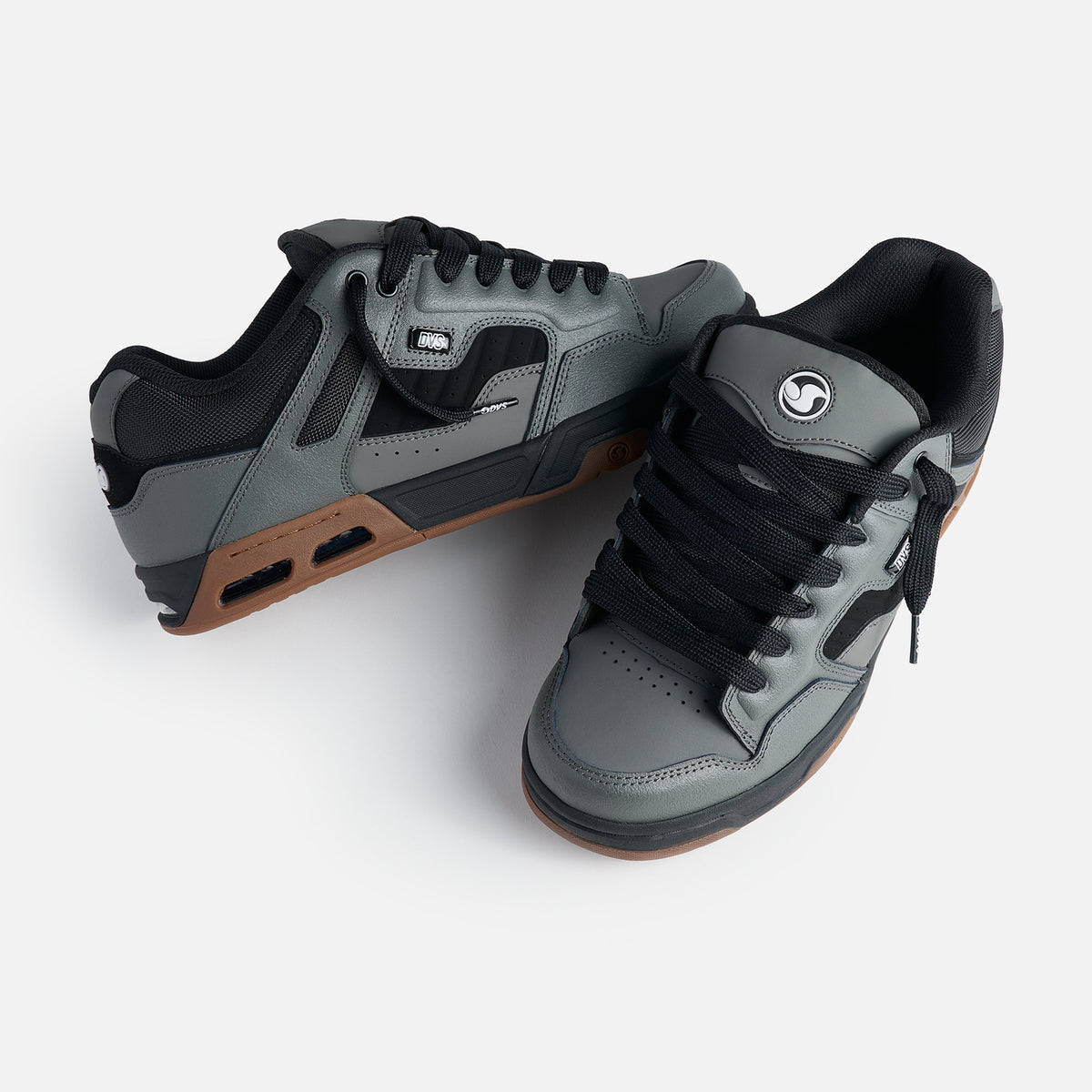 DVS Enduro Heir Skate Shoes – Charcoal/Black/White