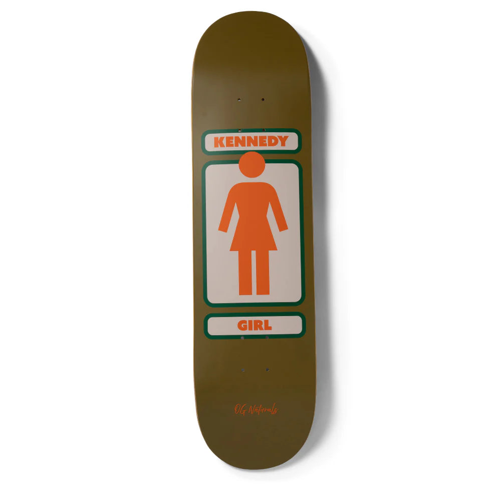 Girl Skateboard Deck OG Naturals Cory Kennedy Twin Tip 8.25"