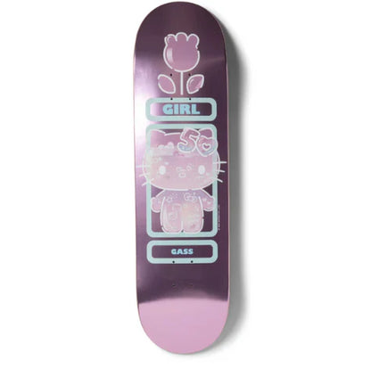 Girl x Hello Kitty Skateboard Deck 50th Anniversary Griffin Gass 8.5"