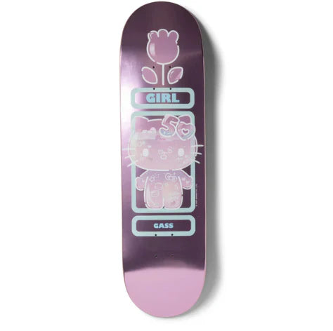 Girl x Hello Kitty Skateboard Deck 50th Anniversary Griffin Gass 8.5"