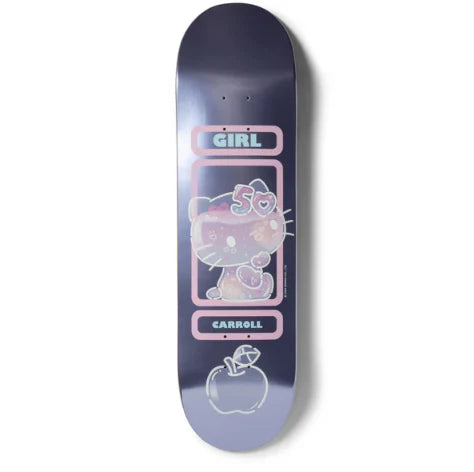 Girl x Hello Kitty Skateboard Deck 50th Anniversary Mike Carroll 8.375"