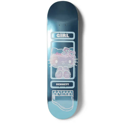 Girl x Hello Kitty Skateboard Deck 50th Anniversary Niels Bennett 8.25"