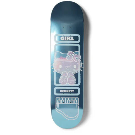 Girl x Hello Kitty Skateboard Deck 50th Anniversary Niels Bennett 8.25"