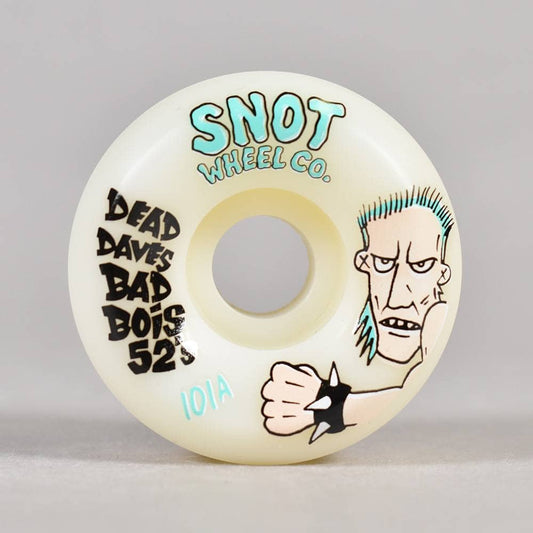 SNOT WHEEL CO.
Dead Dave Bad Boy Raw 101A Skateboard Wheels 52mm