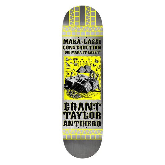 Anti Hero Grant Taylor Maka Lassi Posse DBX Yellow deck 8.5"