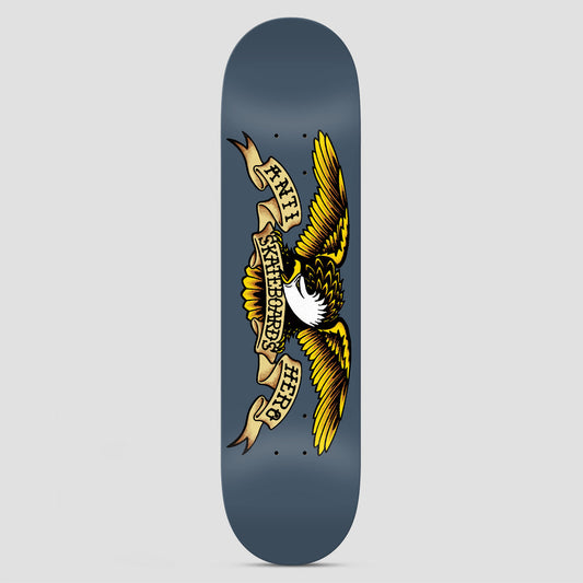 ANTI HERO 8.25 TEAM CLASSIC EAGLE SKATEBOARD DECK GREY