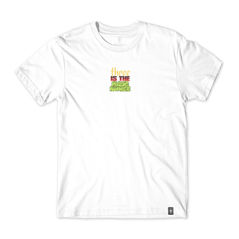 GIRL MAGIC NUMBER TEE - WHITE