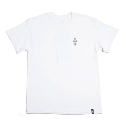 Girl Skateboards Sketch Book Skate T-Shirt - White