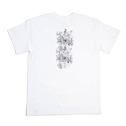 Girl Skateboards Sketch Book Skate T-Shirt - White