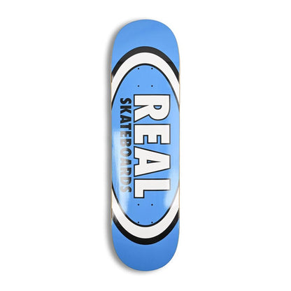 Real Team Classic Oval 8.5″ Skateboard Deck – Blue