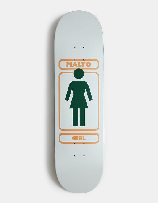Girl Malto 93 Til Khaki to Shacky 'TWIN TIP' G096 Skateboard Deck - 8.5"