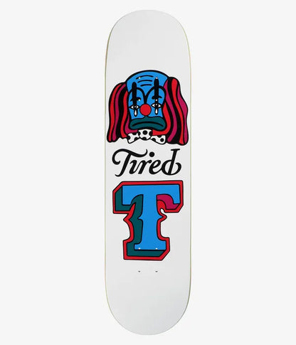 TIRED SKATEBOARDS CLOWN 8.125" SKATEBOARD DECK