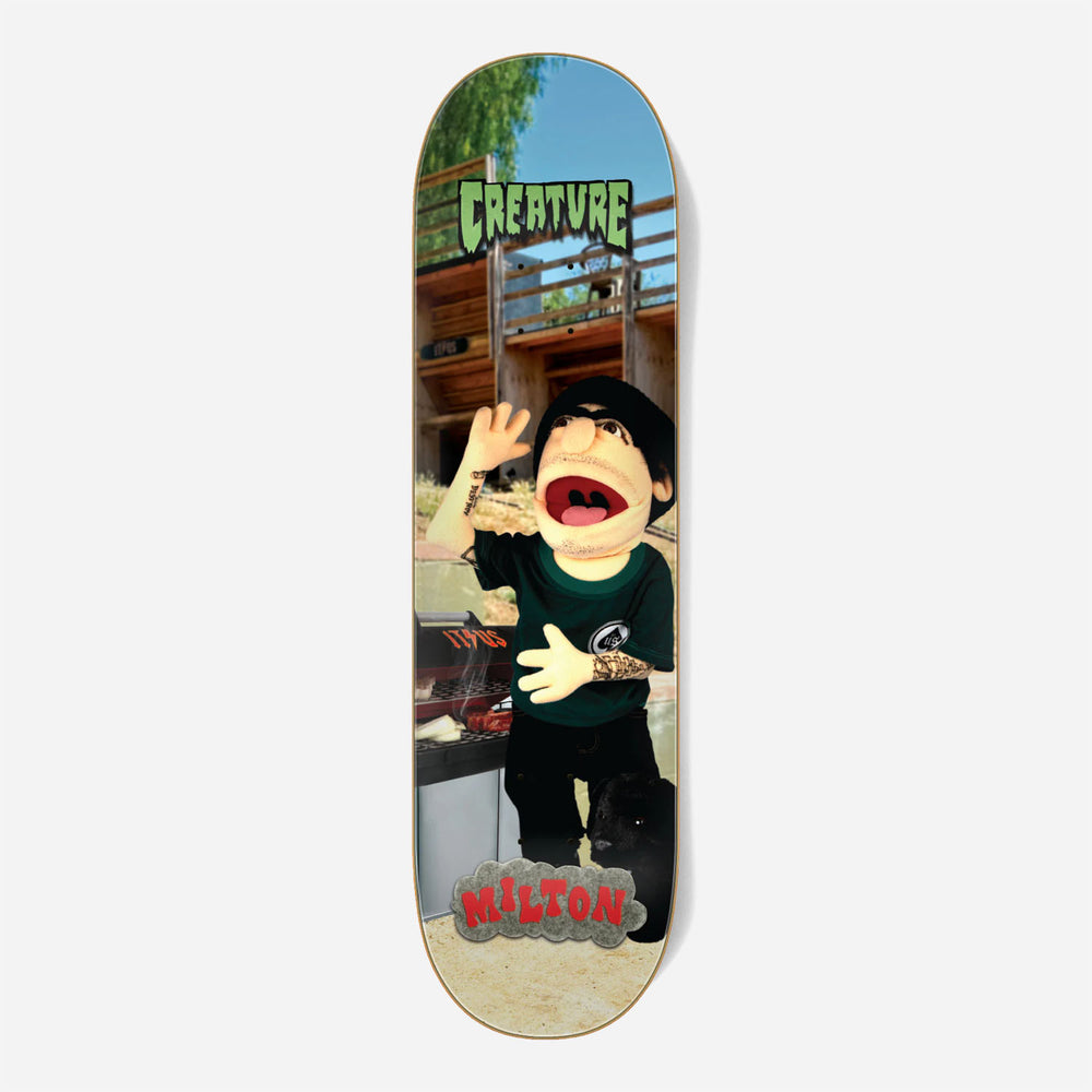 CREATURE SKATEBOARDS - 8.6" MILTON MARTINEZ FUZZY FIEND SKATEBOARD DECK